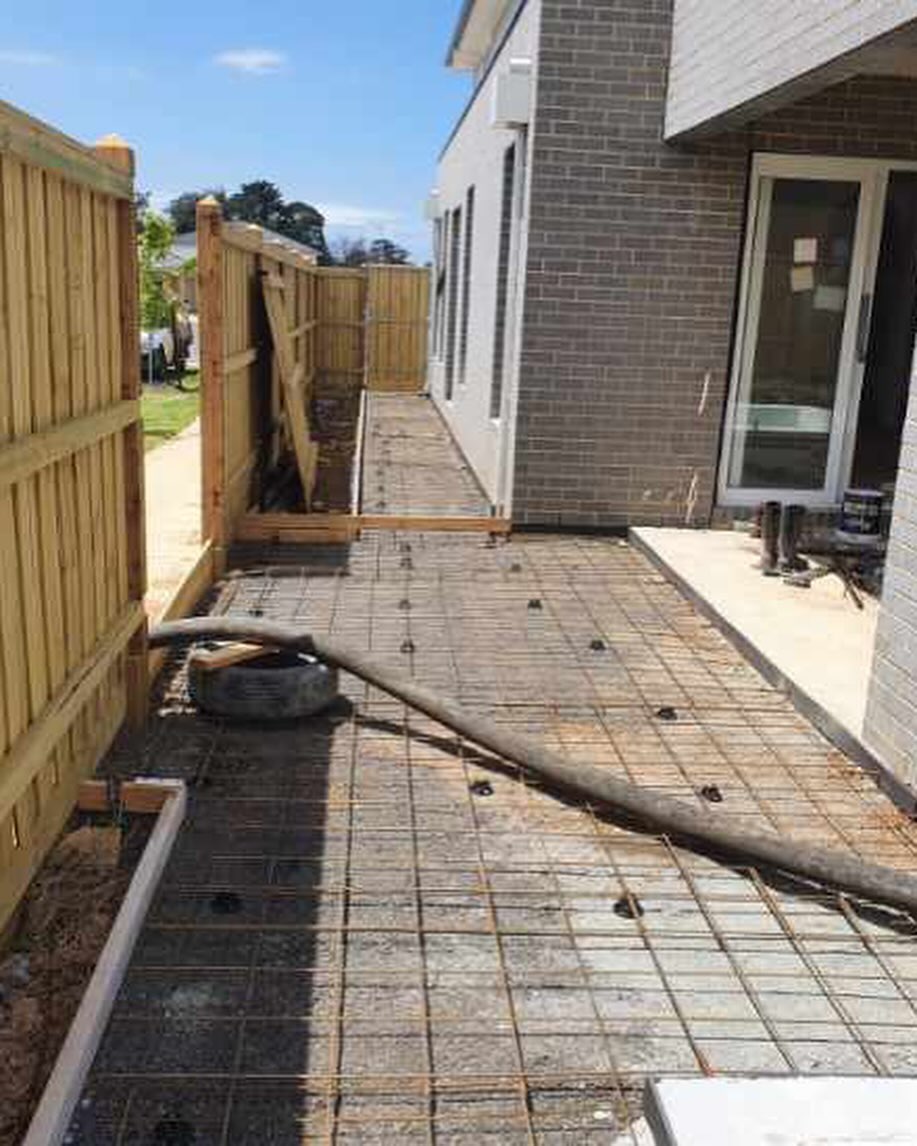 Concrete pumping job